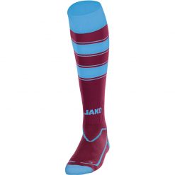 Jako Stutzenstrumpf Celtic - maroon/skyblue