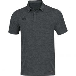 Jako Premium Basics Polo - anthrazit meliert