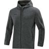 Jako Premium Basics Kapuzenjacke - anthrazit meliert