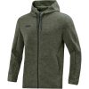 Jako Premium Basics Kapuzenjacke - khaki meliert