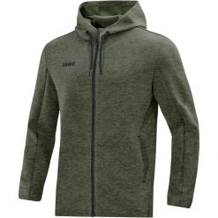 Jako Premium Basics Kapuzenjacke - khaki meliert