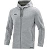Jako Premium Basics Kapuzenjacke - grau meliert