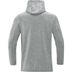 Alternative view of Jako Premium Basics Kapuzenjacke - grau meliert