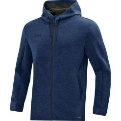 Jako Premium Basics Kapuzenjacke - marine meliert