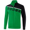 Erima 5-C Präsentationsjacke - smaragd/black/white
