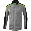Erima Liga Line 2.0 Trainingsjacke - greymelange/black/green gecko