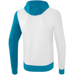 Alternative view of Erima 5-C Trainingsjacke Mit Kapuze - white/oriental blue/colonial blue