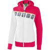 Erima 5-C Trainingsjacke Mit Kapuze - white/love rose/peach