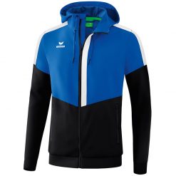 Erima Squad Tracktop Jacke Mit Kapuze - new royal/black/white