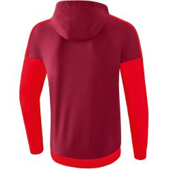 Alternative view of Erima Squad Tracktop Jacke Mit Kapuze - bordeaux/red