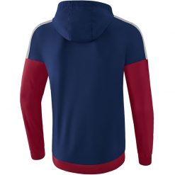 Alternative view of Erima Squad Tracktop Jacke Mit Kapuze - new navy/bordeaux/silver grey