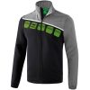 Erima 5-C Jacke Mit Abnehmbaren Ärmeln - black/greymelange/white