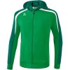 Erima Liga Line 2.0 Trainingsjacke Mit Kapuze - smaragd/evergreen/white