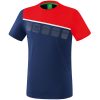 Erima 5-C T-Shirt - new navy/red/white