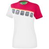 Erima 5-C T-Shirt - white/love rose/peach
