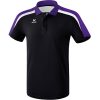 Erima Liga Line 2.0 Poloshirt - black/dark violet/white