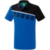 Erima 5-C Poloshirt - new royal/black/white