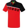 Erima 5-C Poloshirt - red/black/white