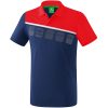 Erima 5-C Poloshirt - new navy/red/white