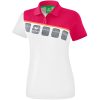 Erima 5-C Poloshirt - white/love rose/peach