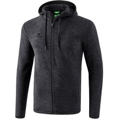 Erima Fleecejacke - black melange