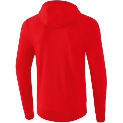Alternative view of Erima Basic Kapuzenjacke - red