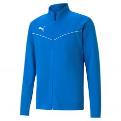 Puma teamRise Training Polyesterjacke - electric blue lemonade