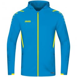 Jako Challenge Trainingsjacke mit Kapuze - JAKO blau/neongelb