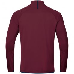 Alternative view of Jako Challenge Ziptop - maroon/marine
