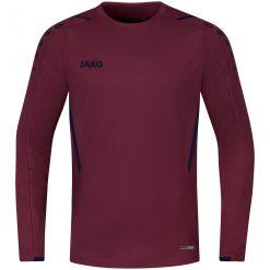 Jako Challenge Sweat - maroon/marine