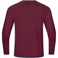 Alternative view of Jako Challenge Sweat - maroon/marine