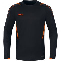 Jako Challenge Sweat - schwarz/neonorange