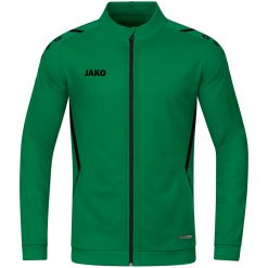 Jako Challenge Polyesterjacke - sportgrün/schwarz