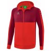 Erima Six Wings Trainingsjacke Mit Kapuze - red/bordeaux