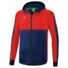 Erima Six Wings Trainingsjacke Mit Kapuze - new navy/red