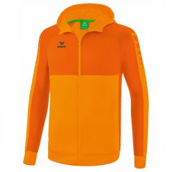 Erima Six Wings Trainingsjacke Mit Kapuze - new orange/orange