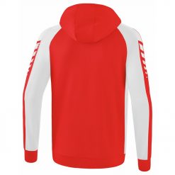Alternative view of Erima Six Wings Trainingsjacke Mit Kapuze - red/white
