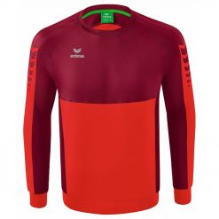 Erima Six Wings Sweatshirt - red/bordeaux