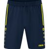 Jako Short Allround - marine/neongelb
