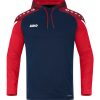 Jako Performance Kapuzensweat - marine/rot