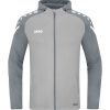 Jako Performance Kapuzenjacke - soft grey/steingrau