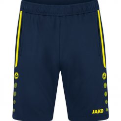 Jako Trainingsshort Allround - marine/neongelb