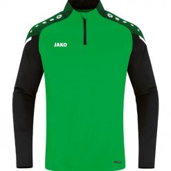Jako Performance Ziptop - soft green/schwarz