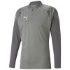Puma teamCup 23 Training 1/4 Zip Top - flat medium gray