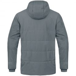 Alternative view of Jako Coachjacke Team mit Kapuze - steingrau