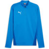 Puma teamGoal 24 Training 1/4 Zip Top - Electric Blue Lemonade