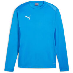 Puma teamGoal 24 Training Sweat - Electric Blue Lemonade