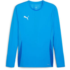 Puma teamGoal 24 Langarm Trikot Jersey - Electric Blue Lemonade