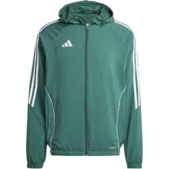 adidas Tiro 24 Windbreaker Präsentationsjacke - team dark green/white