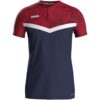 Jako Iconic Polo - marine/chili rot